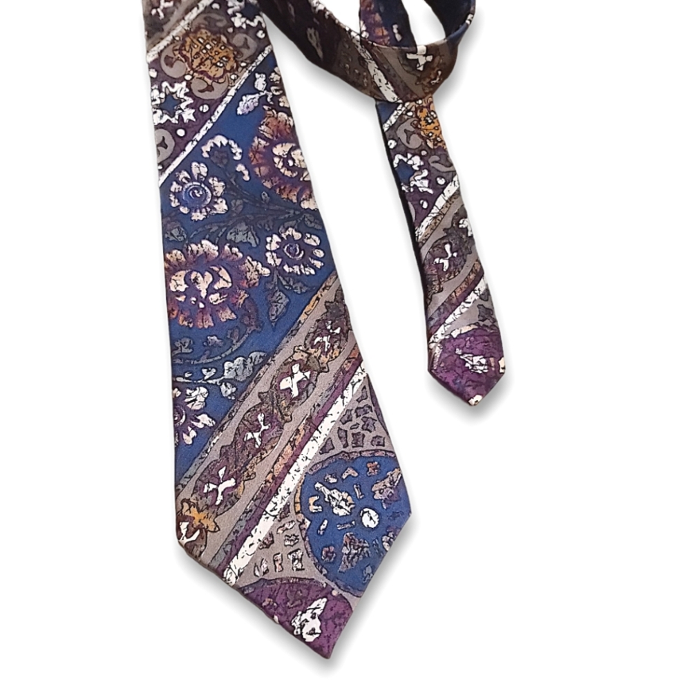 Robert Stewart Floral Print Necktie